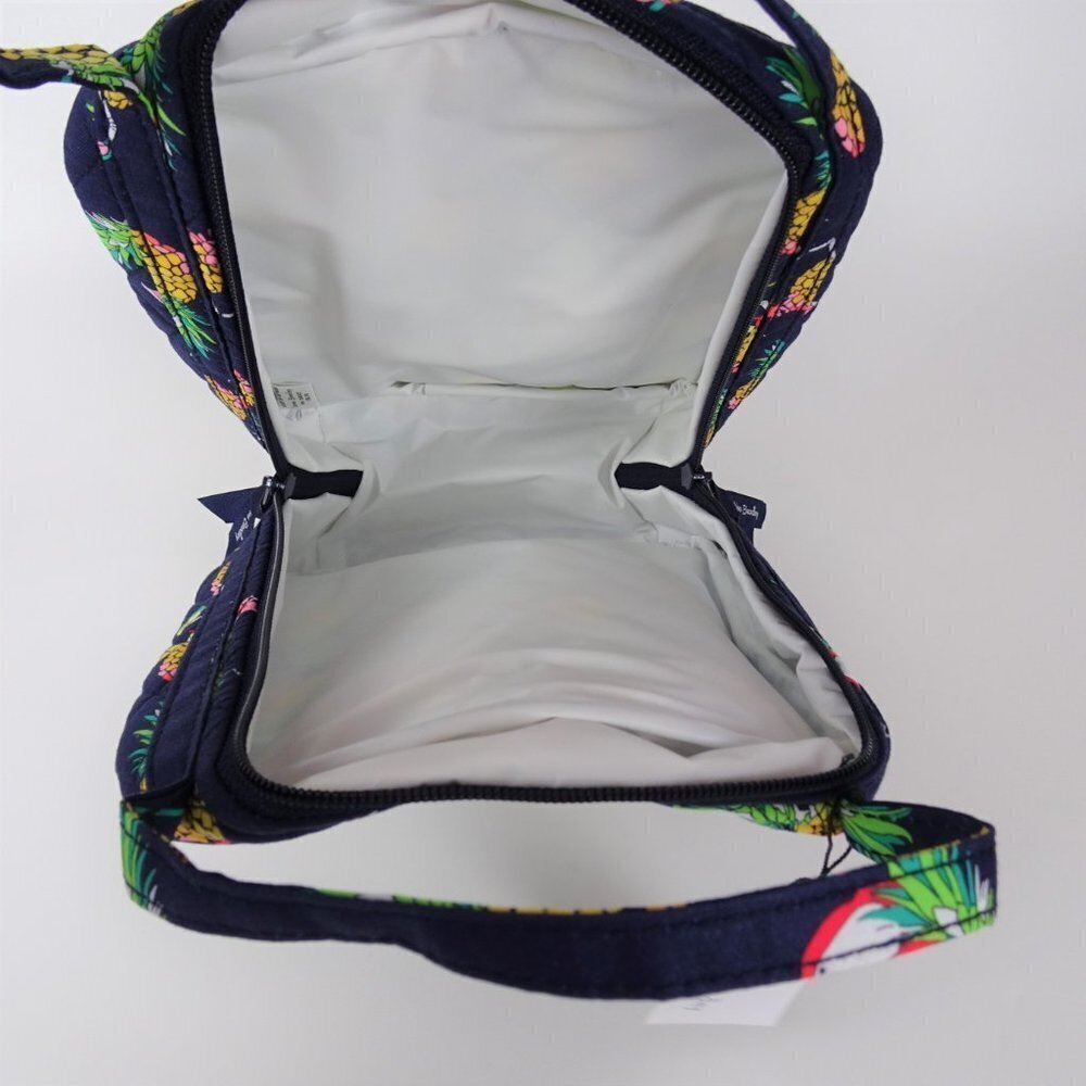 New Vera Bradley Lunch Bunch Bag Toucan Pineapple Tropical Print - Picture 6 of 7